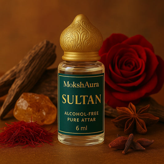 Royal Oudh and Amber Perfume Oil – MokshAura Sultan