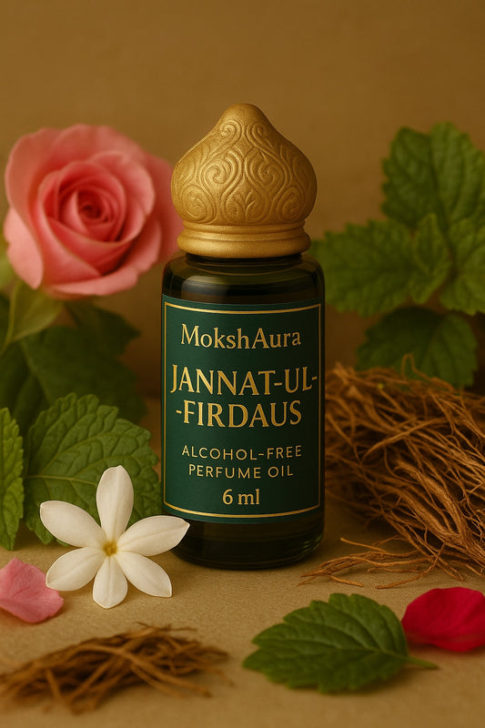Jannat-ul-Firdaus Styled Bottle – Traditional Herbal Attar by MokshAura
